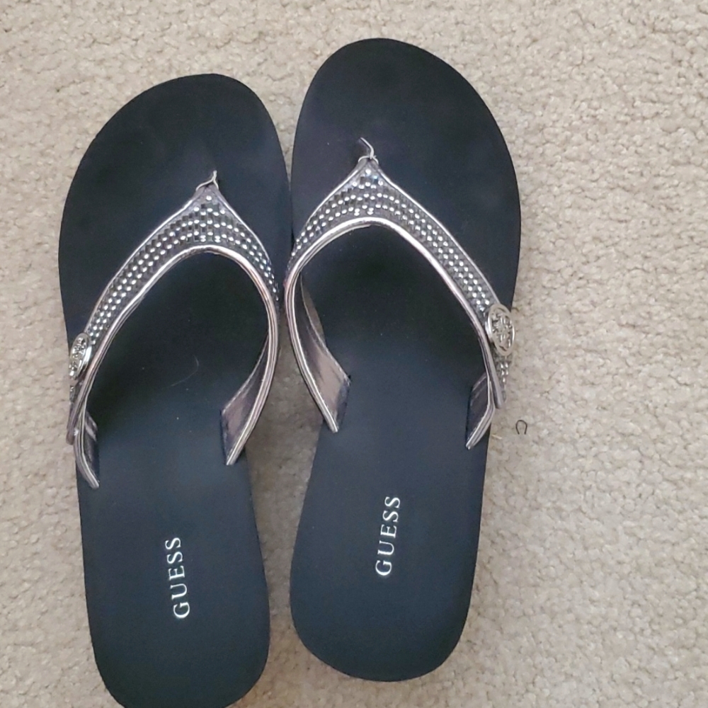 Guess Wedge Flip Flops